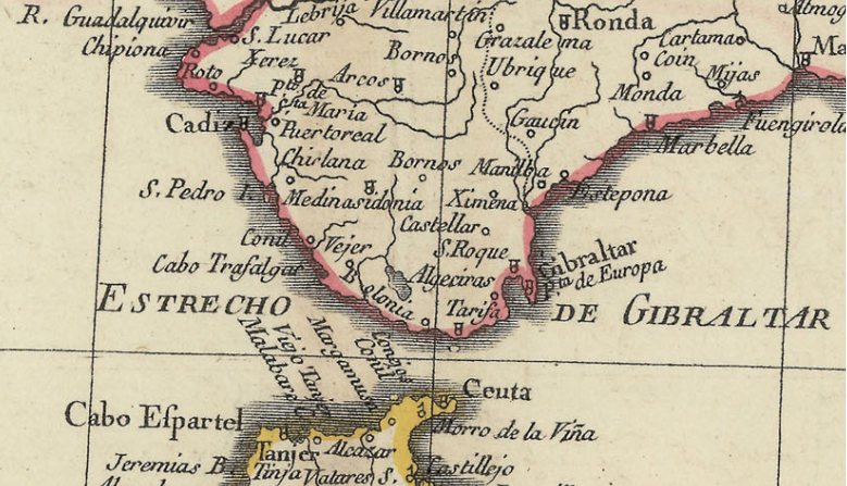 mapa general reyno marruecos mini